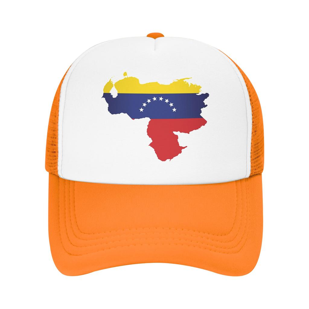 Venezuela Map Trucker Cap Adult HipHop Venezuelan Hats Trucker Hat Sports Cap Breathable Mesh Baseball Caps