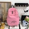 Schoolbag1011 new Korean version ooowl nylon junior high school student bag college style backpack travel bag outdoor backpack bag