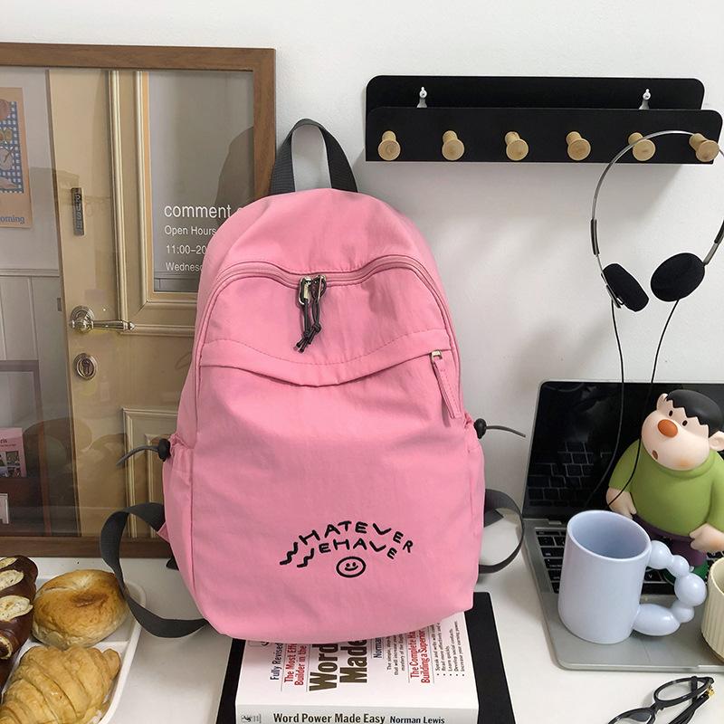 Schoolbag1011 new Korean version ooowl nylon junior high school student bag college style backpack travel bag outdoor backpack bag