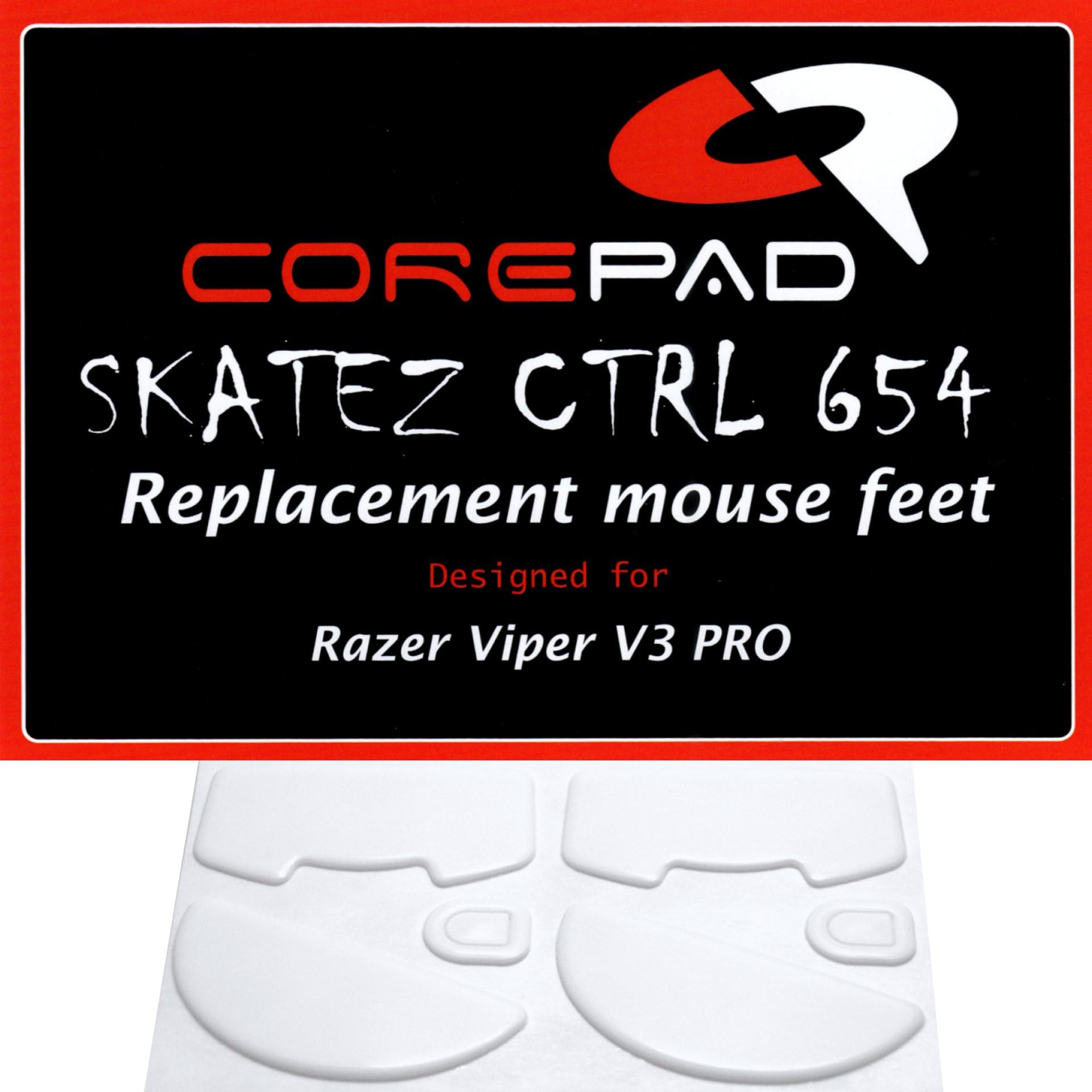 

Подошва для мыши Corepad Skatez CTRL для Razer Viper V3 Pro 2set PTFE100% (CTRL)