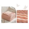 70x100cm Monolayer Coral Fleece Blanket Warm Thickened Sofa Throw Gifts Flannel Blanket