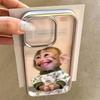 Full Screen Funny Monkey Electroplated Phone Case For iPhone 17 16 15 14 13 12 11 Pro Max Plus X XS 17Air Shockproof Clear Cover