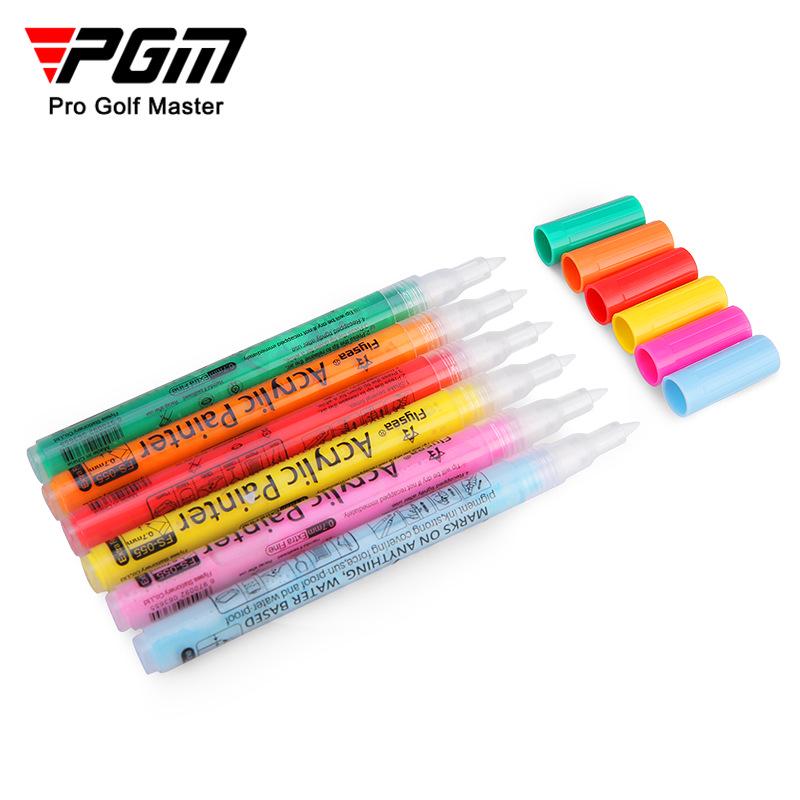 PGM Color-Changing Golf Club Acrylic Ink Pen - Sunscreen, Waterproof, High Coverage