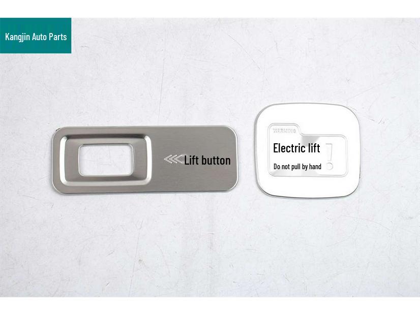 Dustproof Horn Cover for Lantu Taishan Models - Stainless Steel Interior Mod, Silver.