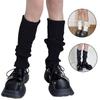 Knit Winter Warm Leg Warmers Long Socks Boot Cuffs Knit Leggings Stockings Hollow Out Knee Warmers Sleeve