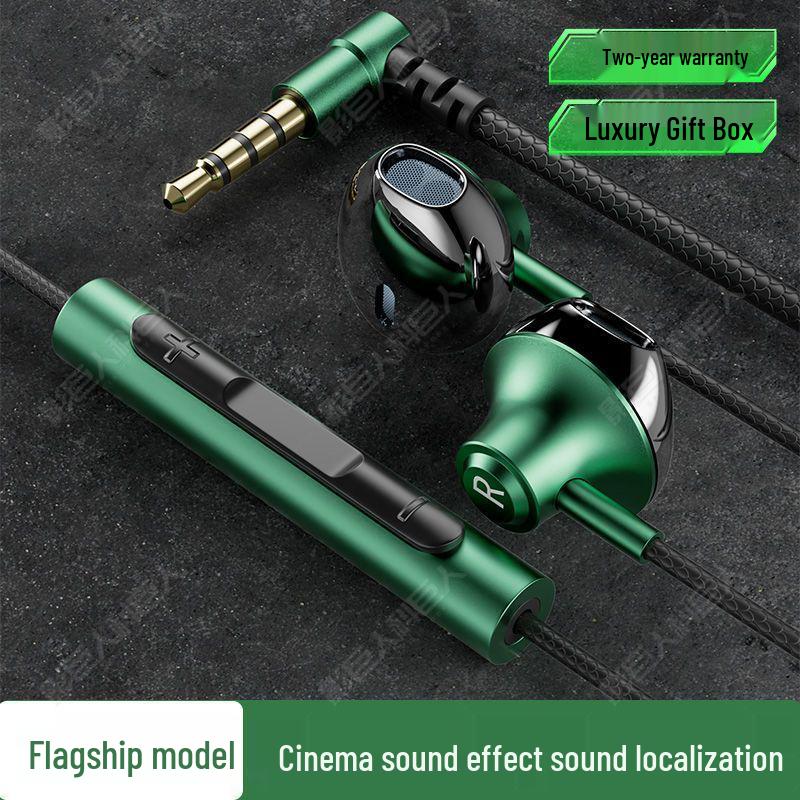 P8 Wired Metal Gaming Headset, Compatible with Apple, OPPO, Huawei Type-C Devices and Universal Computers