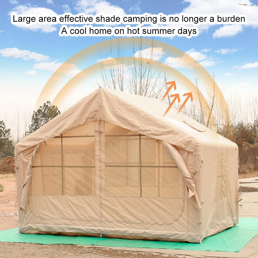 1pcs Inflatable Tent for Camping 6-8 Person Ultra-Quick Setup Blow Up Tent, 129.17 Square Feets 4 Season Inflatable Tent