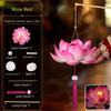 Lotus Flower DIY Lantern Material Kit 3D Mid Autumn Lotus Lantern  Children
