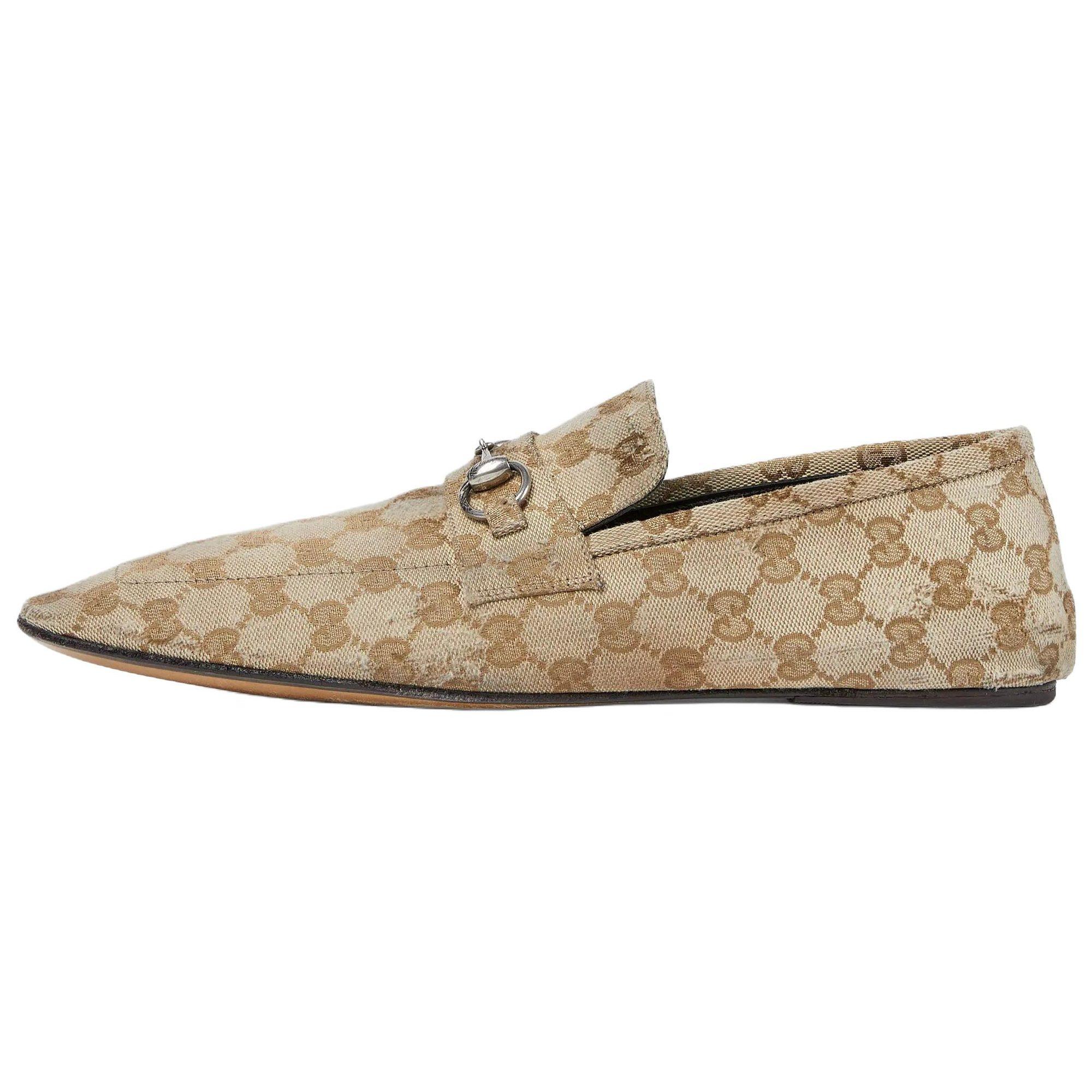 Gucci Worn-Out Effect Ragazzo Loafer `GG