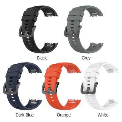 Watch Band Exterior Decoration Parts Solid Color Watch Band Silicone Smart Bracelet Strap Replace for Honor GS Pro