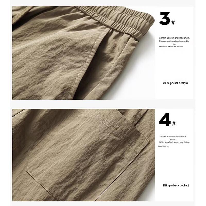 MiiOW Men's Casual Multi-Pocket Cargo Pants