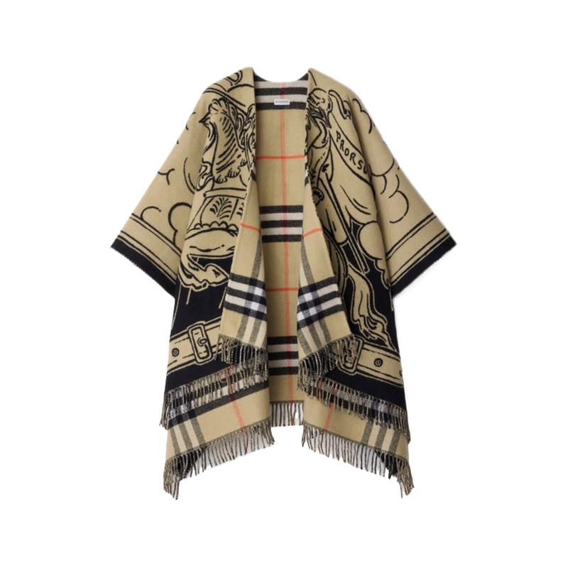 

Burberry Women s Wool Cape Shawl One Size