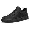 Italian New Men's Genuine Leather Casual Shoes Thick Sole Durable Men's Workwear Shoes Outdoor High Quality Mountaineering Shoes