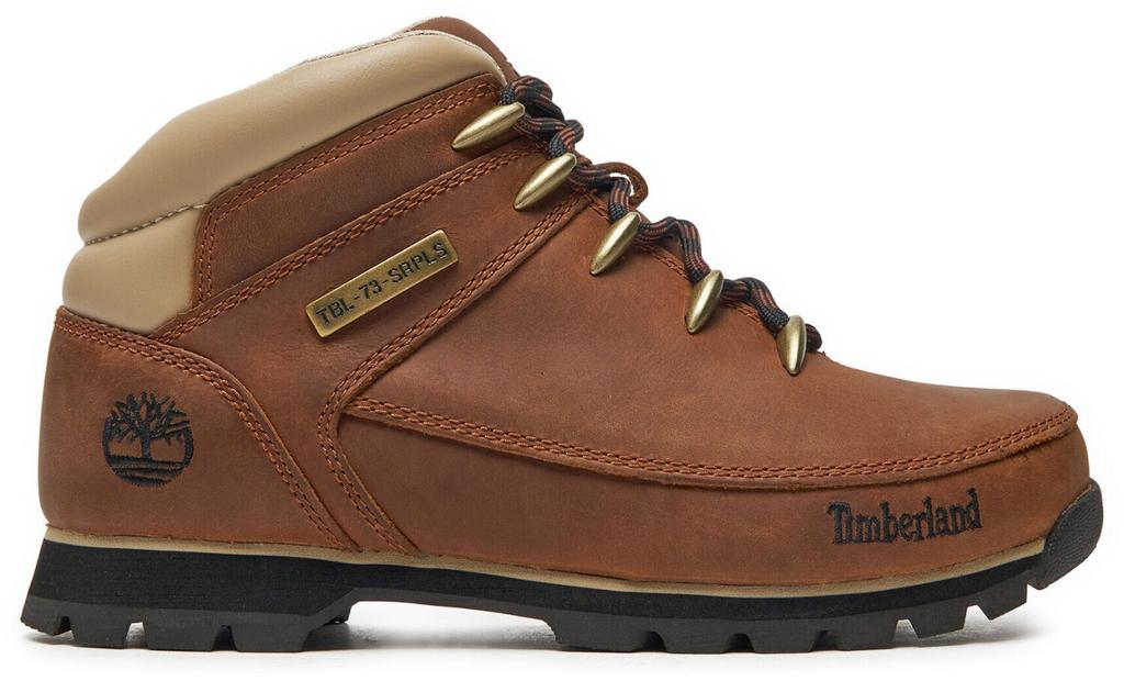 Red-brown Timberland Euro Sprint Hiker Boots