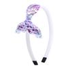 Mermaid Headbands for Girls Fish Tail Hair Band for Women White Headbands Seashell Ocean Mermaid Party Decorations Gifts