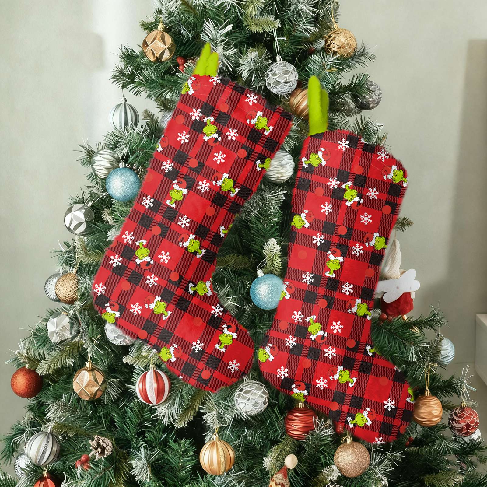 

Рождественские чулочные украшения Подвески для украшения рождественской елки One Size