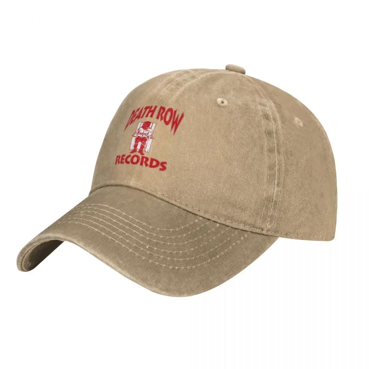 

Бейсбольная кепка Death Row Records Washed Band Funny Trucker Hat Summer Unisex-Teens Outdoor Sports Custom Logo Cap Adjustable белый