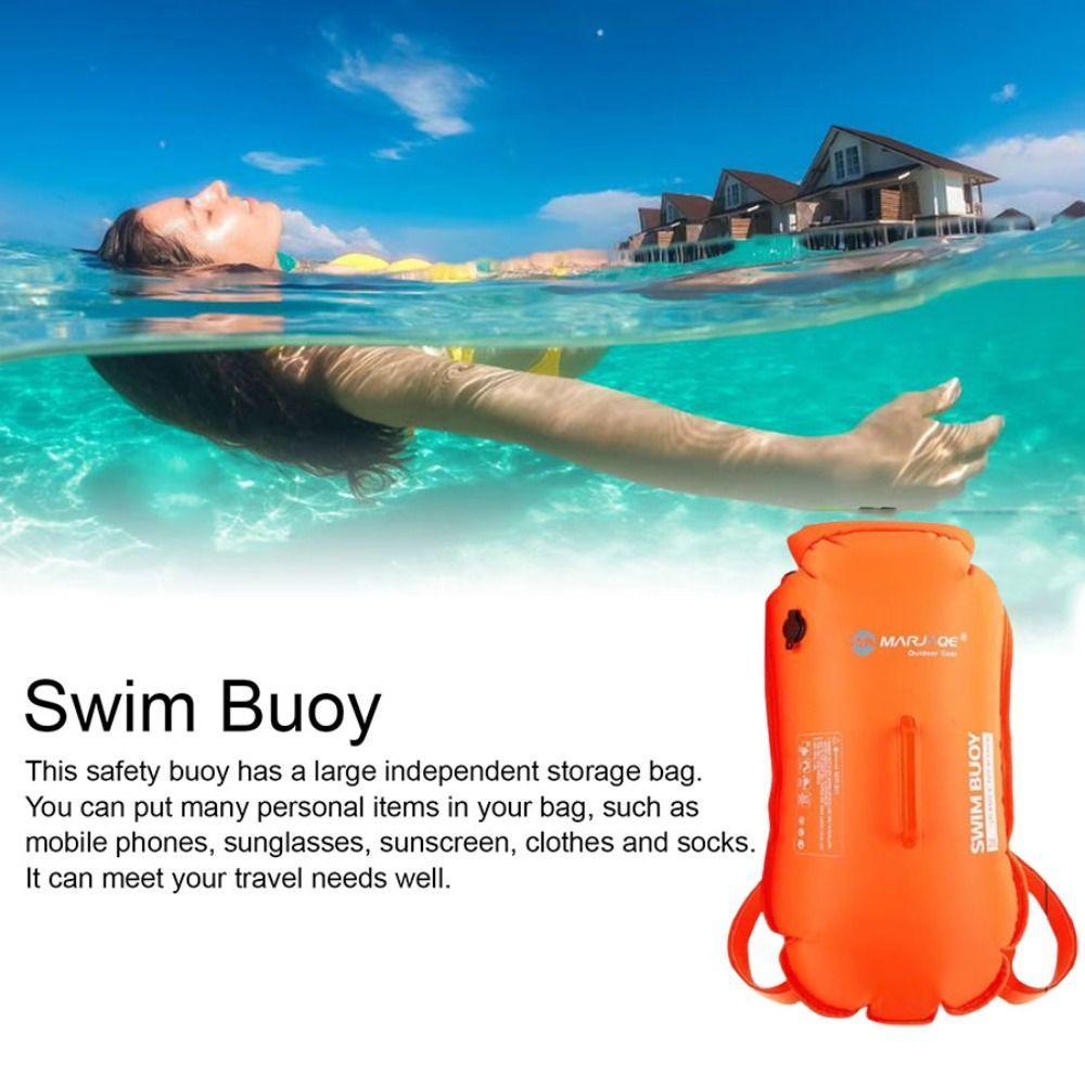 Drift Buoy Backpack Swimming Bag Float Swimming Buoy Bag Safety Bags Buoyancy Bag  Kayaking