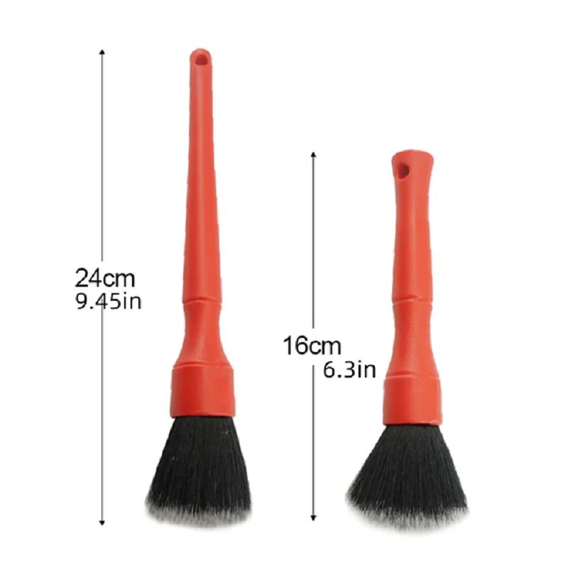 2 cepillos suaves para barrer el polvo del interior del coche, herramienta para lavar el coche, cepillo para el polvo del coche, cepillo de limpieza Trend