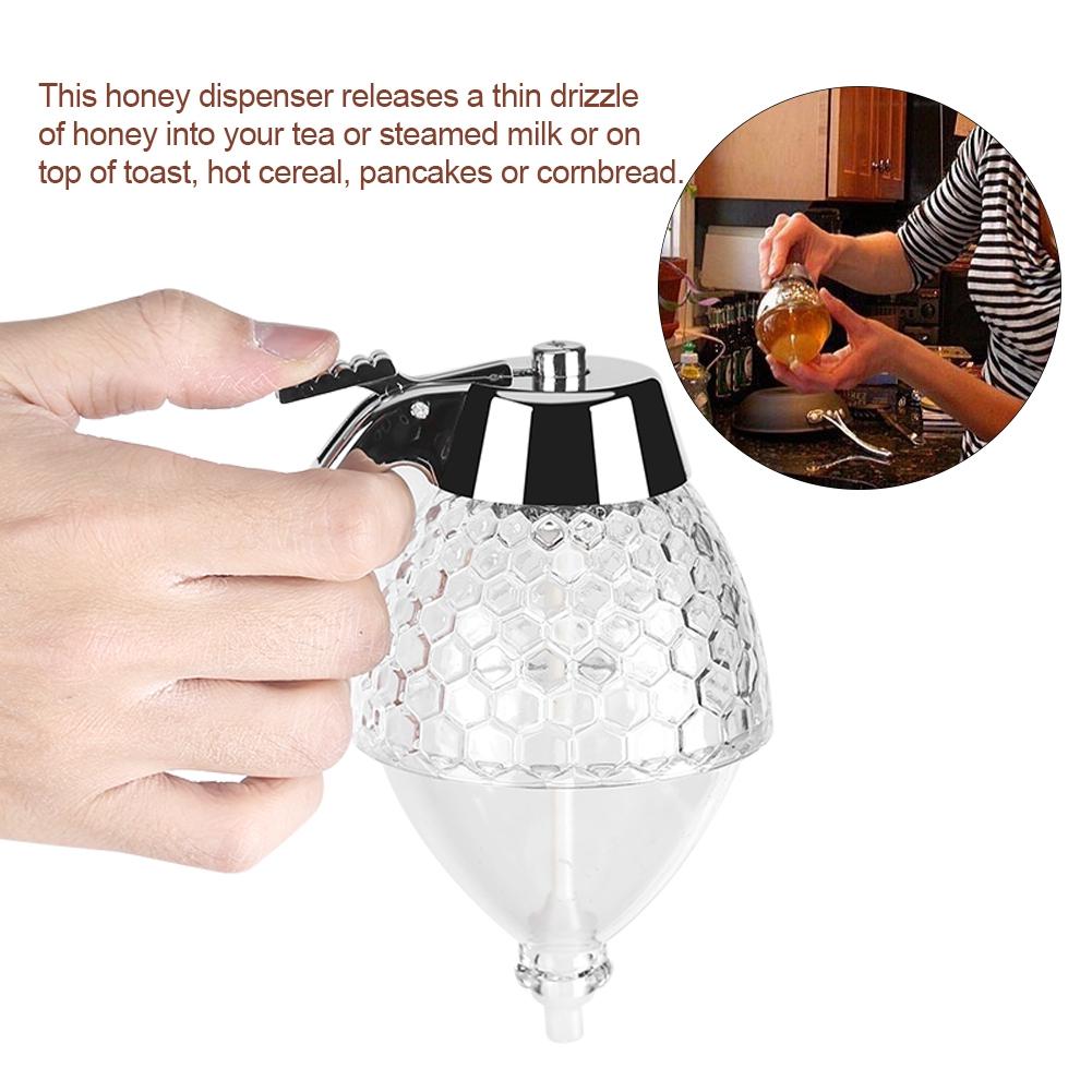 200ml Honey Dispenser 200ml Honey Syrup Dispenser Pot Vintage No Drip Container Honey Dispenser Syrup Pot Vintage Container