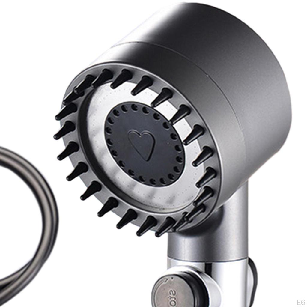 Bathroom Shower Rainfall Filter Spray Nozzle Wall Mount Handheld Pressurized for