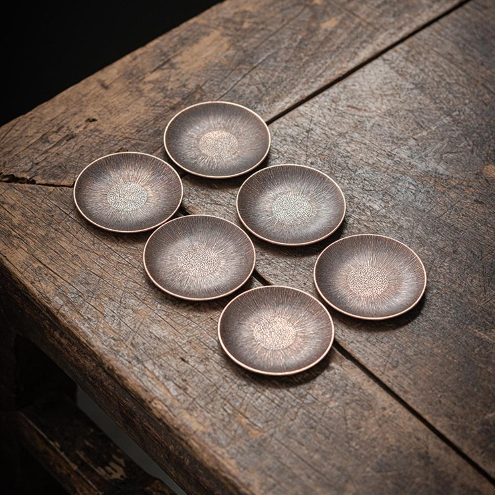 

Сплошной цвет Ретро чайный поднос Кирсит Чайный напиток Кружка Подставка для столовых приборов Практические аксессуары для чайной церемонии