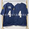 Indiana Hoosiers College Football Jersey Embroidered NCAA Team Uniform Men Cotton Rugby Style