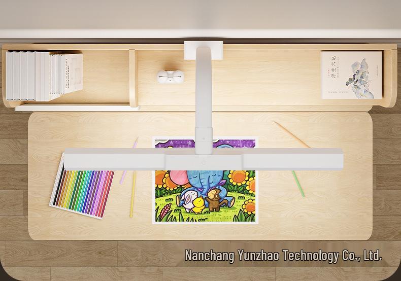 Children's Clip-On Desk Lamp - Full Spectrum Eye Protection for Study and Reading