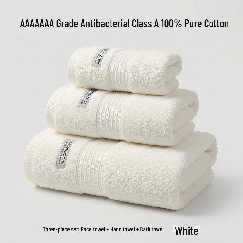 Asciugamano da bagno premium 100% cotone: Spesso, Morbido, Assorbente, Antibatterico, Ricamato per Uso Domestico e Alberghiero