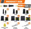 828Pcs 52 Sets Waterproof Automotive Wire Connectors with Crimper, 1-6 Pin Plug Kit