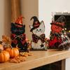 3Pcs Autumn Vintage Black Cat Tabletop Sign Witch Hat Cat Table Ornament  Autumn Harvest