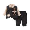 Kids Casual Long-Sleeve Set, Comfortable Daily Wear Outfits