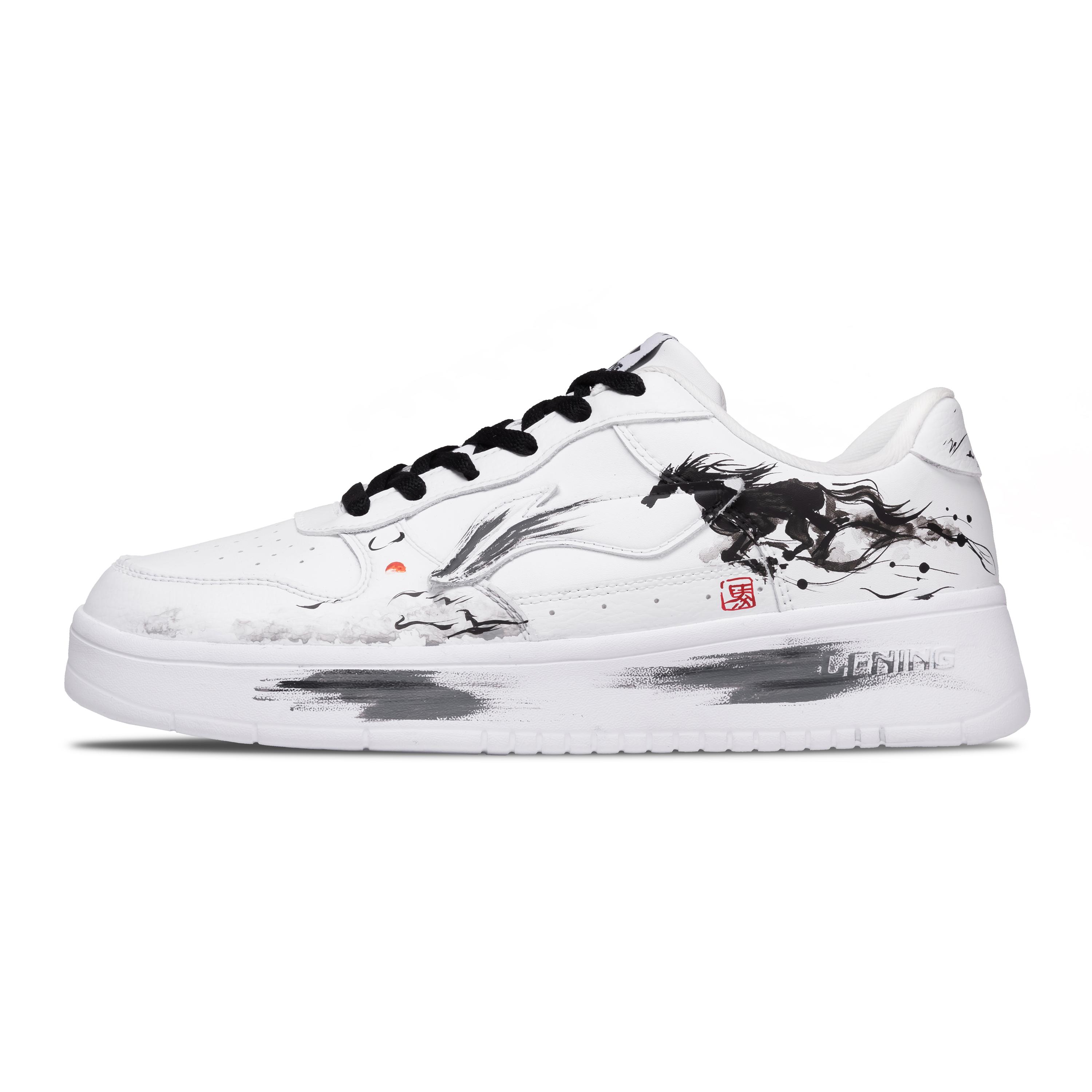 Li Ning Floating Boat Cushioning Abrasion Resistant Support Cushioning Abrasion Resistant Support Low top AGCS419-1(Team1332-) 35.5
