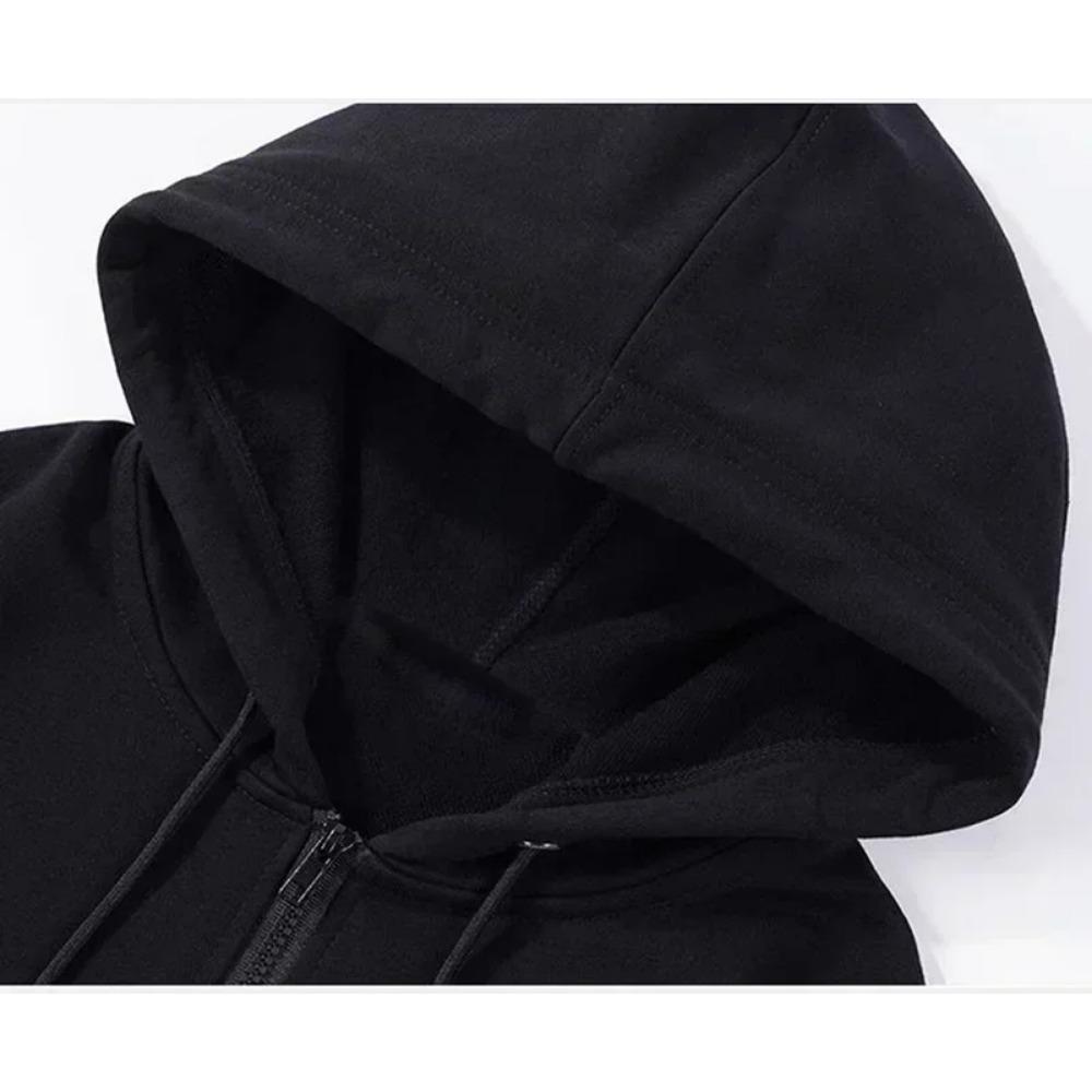 Women's Zipper Hoodie Autumn Winter New Fashion Zip Up Hoodies Blessed and Heart Sweatshirt Women Streetwear Blessed Cross Coats