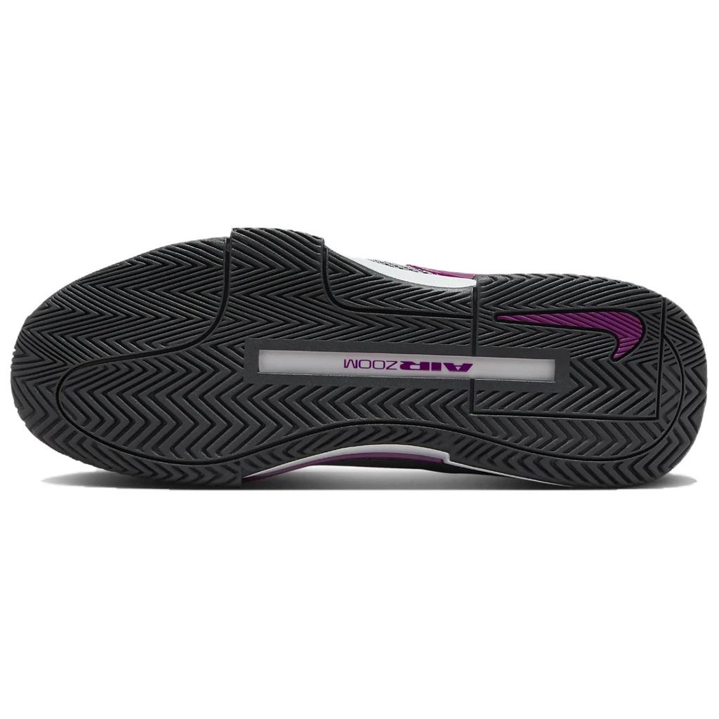 New Nike Air Zoom GP Abrasion Resistant Low Top Tennis Shoes Men's Gray Purple FB3147-006