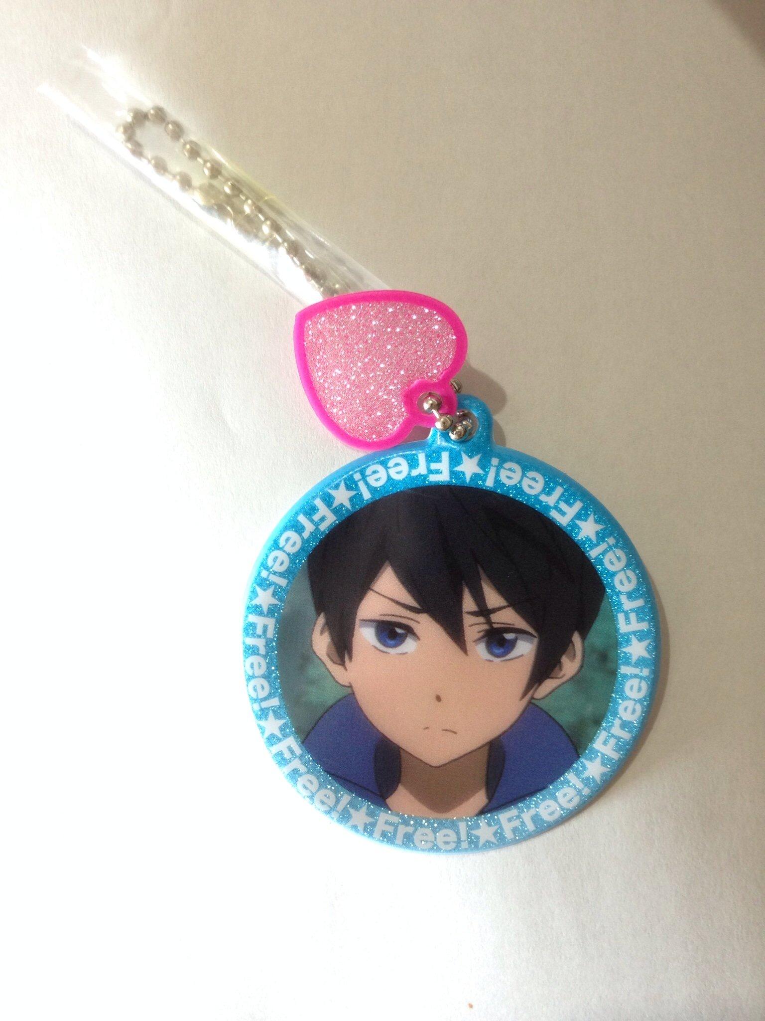

Reflector Lottery Keychain Haruka Nanase Young Haruka Free!!