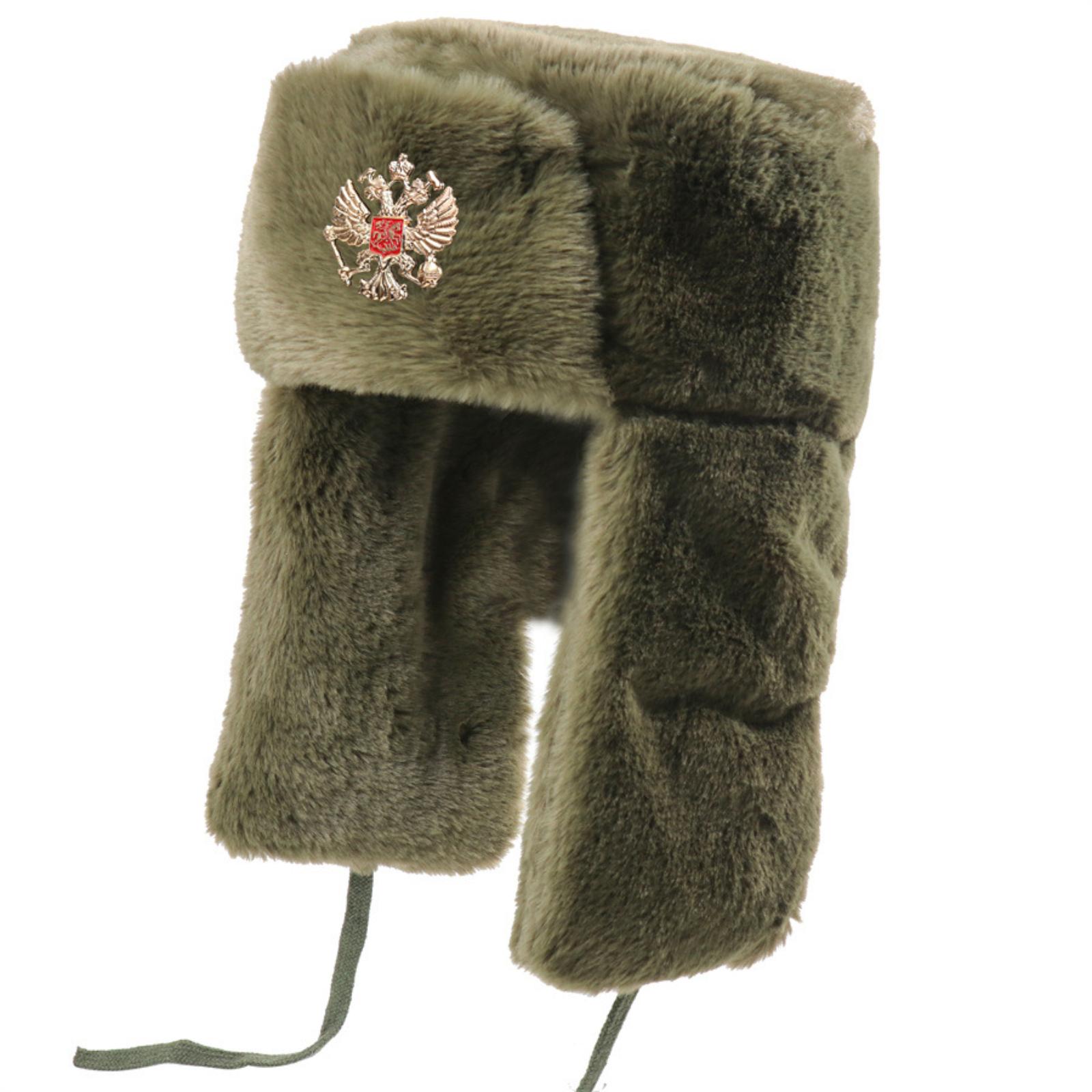 

Советская эмблема Лей Фэн хлопковая шапка с ушами One Size армия зеленый