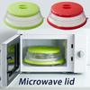 Collapsible Microwave Lid Dish Plate Food Cover Drainer Basket Microwave Heating Splash-proof Cover Kitchen Cooking Lid