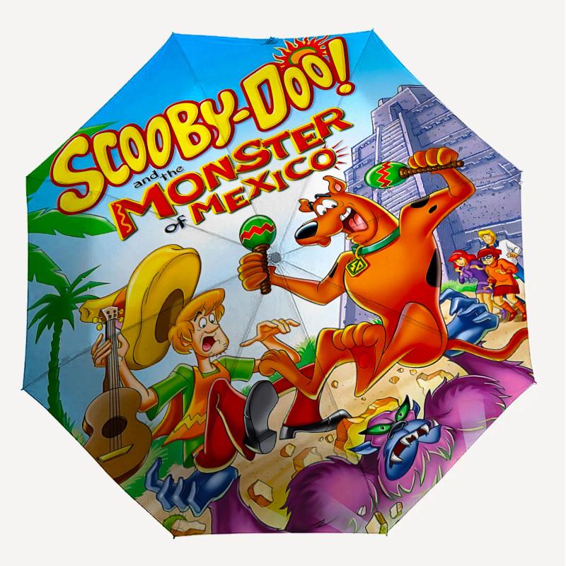 1PC Scooby-Doo Mexico Umbrella-8-Rib Reinforced, Automatic Open, Lightweight & Durable, Cute Fashion Accessory for Outdoor, D2639