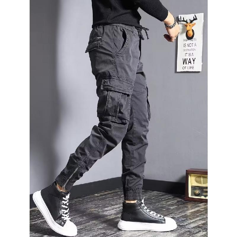 Herbst und Winter Neue Overalls mit lockeren Beinen für Herren Trendy Brand Slim American Casual Pants Herrenhosen