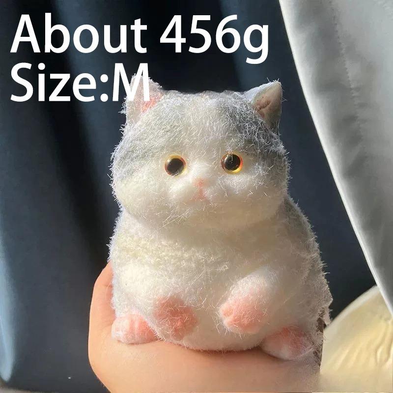 Animal Kawaii Plush Angel Cat Relieve Anxiety Toy Soft Slow Rising Squeeze Desktop Ornamen Fidget Sensory Toy For Kid Adult Gift