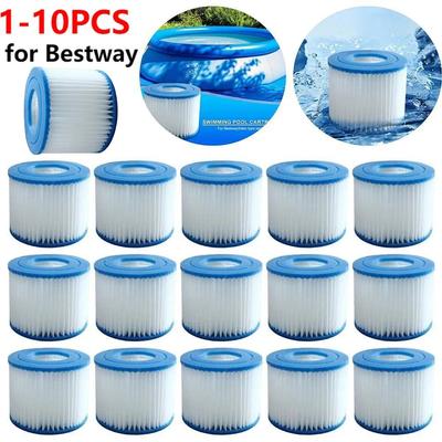 Substituição de filtro de banheira de hidromassagem tipo VI Filtros de piscina para Bestway Flowclear Cartucho de filtro de borracha macia Filtro SPA para Intex
