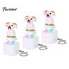 Animal Decompression Keychain 1/2/3Pcs Screaming Goat Keyboard Fidget Toy, Rechargeable Sheep Finger Clicker Toy with Light Sound, Push Button Stress