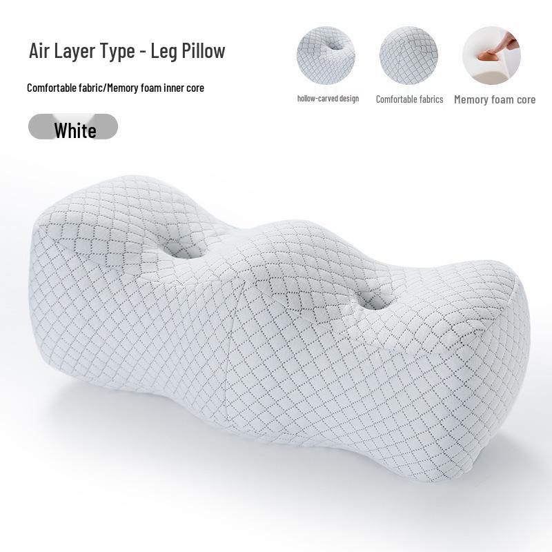 Memory Foam Leg Elevation Pillow: Foot, Knee, and Pregnancy Support for Bed.