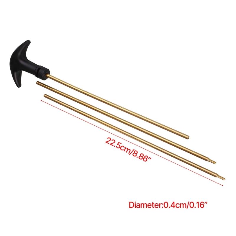 Detachable Comfortable Handle Shooting Brush Portable Barrels Cleaning Rod Kits