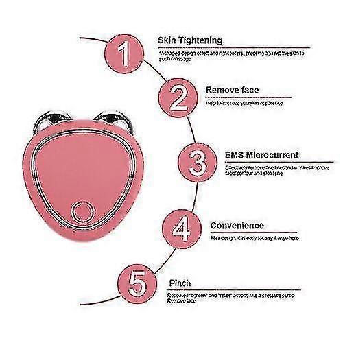 Electric Facial Massager Microcurrent Roller Face Skin Lift Anti-wrinkle Machine