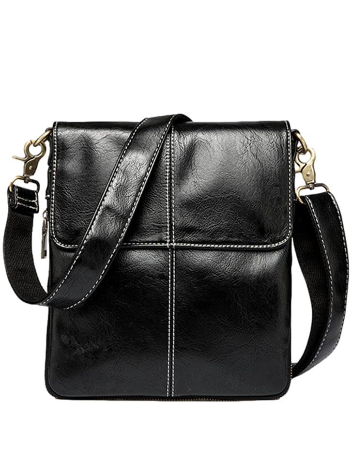 small shoulder bag for black [MaRowsm] Artisan-crafted men,