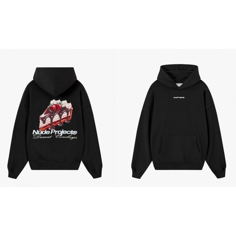 D11-Cotton-containing blended men's and women's versatile sweater fashion long-sleeved street fashion loose hoodie