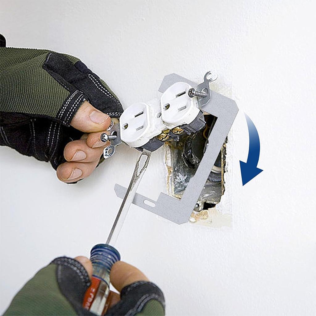 Wandplatten-Abstandshalter, Metall-Einbau-Geräte-Nivellierplatten, Steckdosen-Abstandshalter-Unterlegscheiben-Nivellierer zur Wandbefestigung