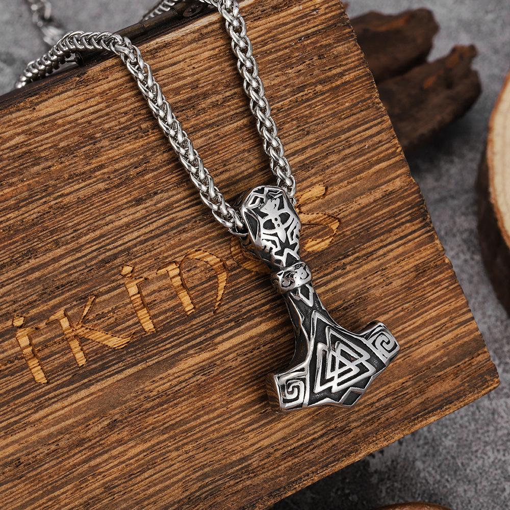 Hammer Keel Chain Necklace New Jewelry 60CM(Necklace Long)